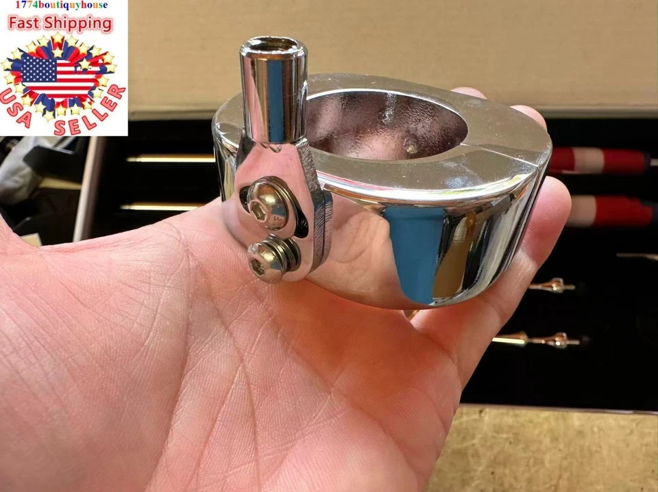 NEW Universal highway bar 1.5" USA Flag pole Indian Honda Yamaha Suzuki Kawasaki - Image 3 of 4