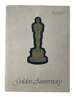 Academy Awards Ceremony Golden 50th Anniversary Oscar 1978 Program 