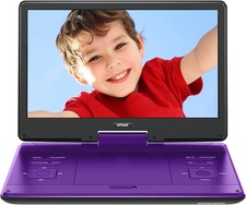 ieGeek 15.7" DVD Player with HD Swivel Screen Region Free Sync TV,USB SD  IK-702