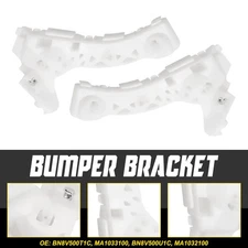 2xFront Bumper Bracket Support Spacer Retainer Cover For 2004-2009 Mazda 3 White