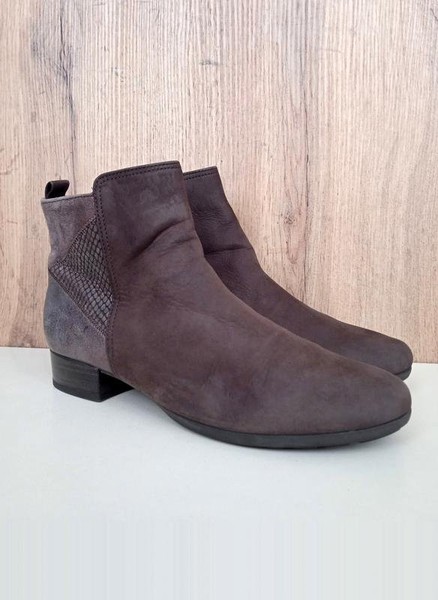 Women Gabor Ankle Boots Brown Nubuck 38