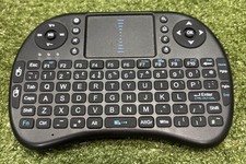 Rii i8 2.4GHz Mini Wireless Backlit Touchpad Keyboard Untested
