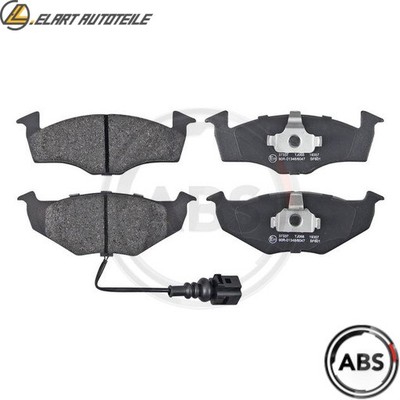 Brake pad set disc brake 37337 for Skoda Fabia/Praktik/II/Combi VW 1.4L 