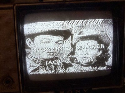 Rare 1961 Vintage Sony Micro TV Model 4-203W Powers On For Parts