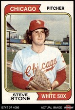 1974 Topps #486 Steve Stone White Sox 8 - NM/MT