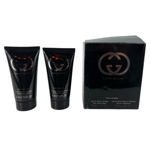 Gucci Guilty Pour Homme After Shave Balsam & Shampoo Schwarz Originalverpackt 50ml Neu