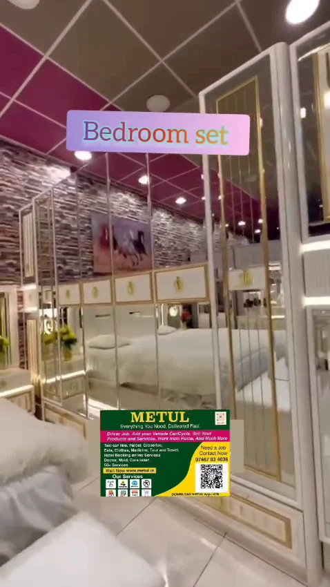 bedroom furniture set with dressing table - Image 2 of 2