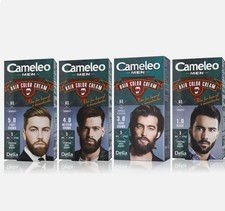 Delia Cameleo MEN Colour Cream HAIR Dye BEARD Moustache Black Brown AMMONIA-FREE