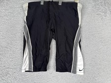 Nike Swim Jammers Shorts Mens 30 Black Gray Compression Drawstring Training