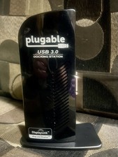 Plugable UD-3900 USB 3.0 Universal Docking Station for Computer or Laptop used 