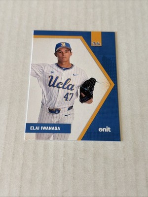 2026 ONIT Athlete UCLA Bruins BASEBALL card ELAI IWANAGA