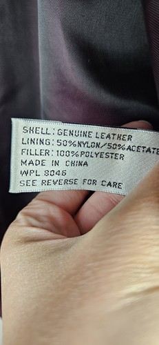Grande veste homme Alfani en cuir véritable souple doublée noire - Photo 9 sur 16