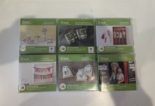 CRICUT CARTRIDGES  BOOKLETS Set of 6 Various Themes In Cases