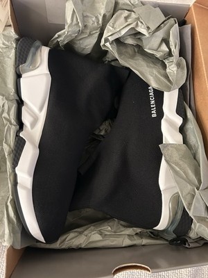 BALENCIAGA SPEED TRAINER 'CLEAR SOLE - BLACK' | eBay