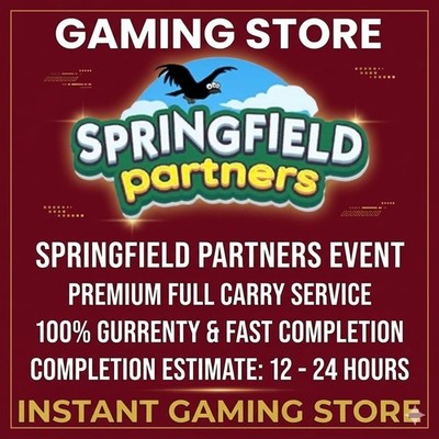 1x Springfield Partners Event Time -12hr-24hr Mono_poly Go Full Carry Partner