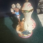 Teapot-Shaped Music Box Bear Figurine with Sugar Cubes Floral Collectible — photo 4