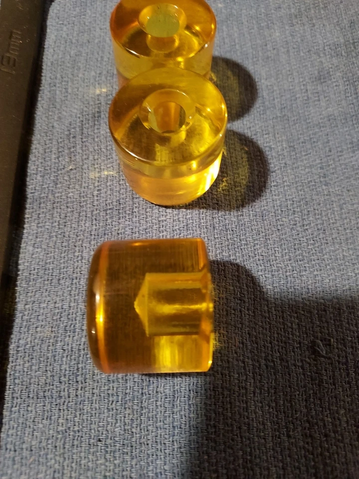 Punta de cabeza de martillo de plástico de cara suave, amarillo, nuevo, sin marca Foto 2 de 4