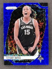 2024 Panini WNBA Prizm TIFFANY HAYES Blue Velocity Prizm #81 Las Vegas Aces (C)