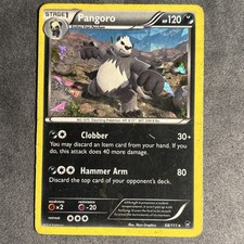 Pokemon Card Pangoro Furious Fists Cracked Ice Holo Rare 68/111