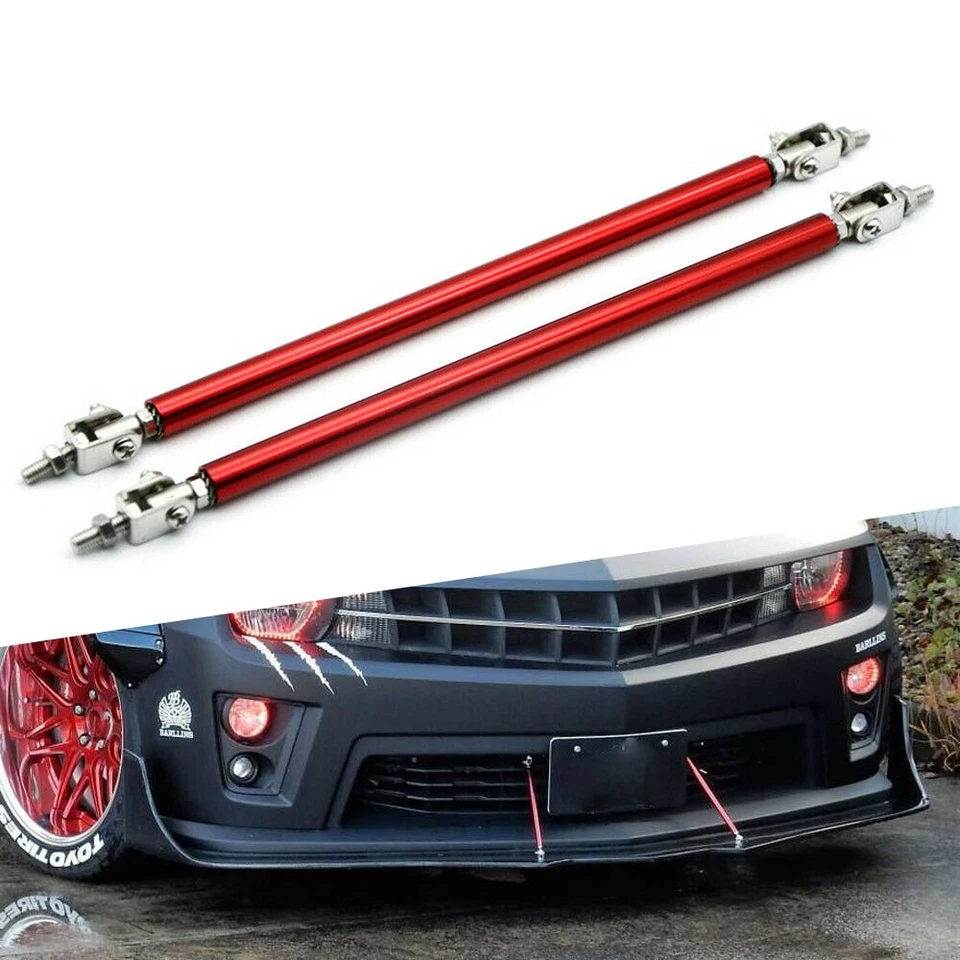 2Pcs Lip Strut Bumper Rod Splitter for Support Tie Bars Charger Dodge Challenger - Image 3 of 4