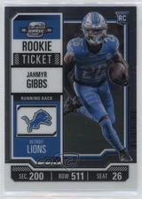 2023 Panini Contenders Optic Rookie Ticket Jahmyr Gibbs #70 Rookie RC