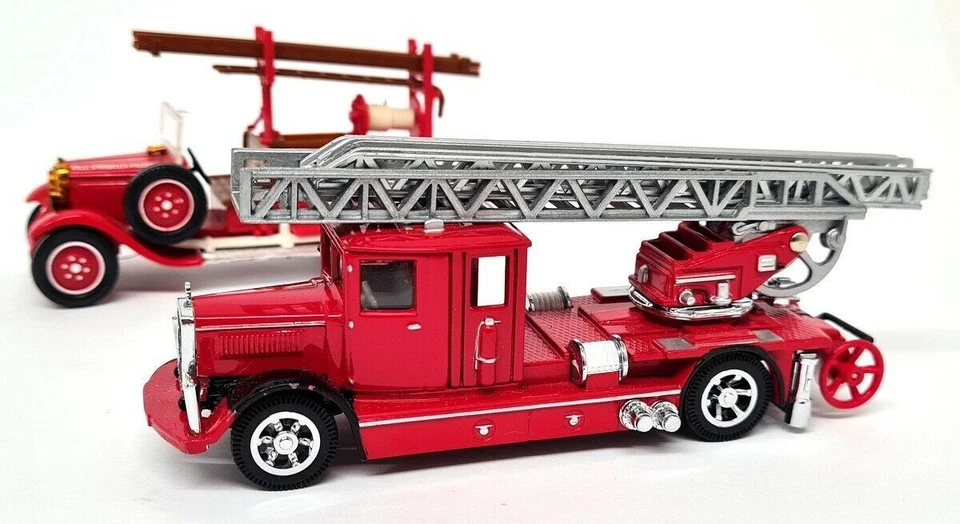 Matchbox YFE05 1932 Mercedes Benz Ladder + Solido Citroen C4F Fire Engines LOOSE - Image 3 of 4