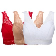 Rhonda Shear 3 Pack Classic Pin-Up Scarlet Red/White/Sienna 3X New