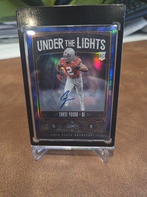 2020 Panini Legacy Under The Lights Chase Young Auto #20/25 Saints Washington