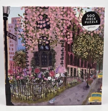 [NEW] Galison Blooming Streets 500 Piece Jigsaw Puzzle 19" x 19"