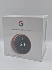 Google Nest Learning Thermostat 3rd Gen Copper T3031EX BRAND NEW SEALED 