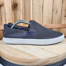 OluKai Lae'ahi Shoes Mens Size 11.5 Gray Slip On Mesh Comfort Walking Sneakers