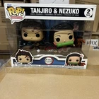 Funko POP! Animation: Demon Slayer Tanjiro & Nezuko 2 Pack Damaged Package