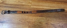 Vtge Unbranded Western Embossed Leather Childrens Belt "Eddie"