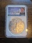 2024 W Eagle S $1  First Day Of Issue MS70 NGC Reagan