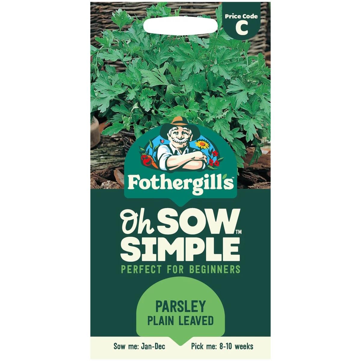 Fothergills Parsley Plain Leaved Beginner Friendly Reliable Oh Sow Simple Seeds