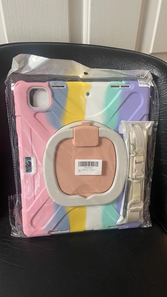 For iPad Air 4th Gen Pro 11" 12.9" 2025 Kids Shockproof Rugged Stand Case Cover - Image 3 of 4