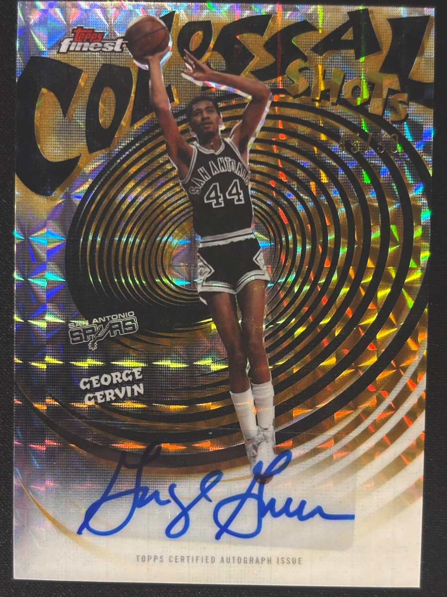 Topps George Gervin Basketball Serial Numbered Sports Trading