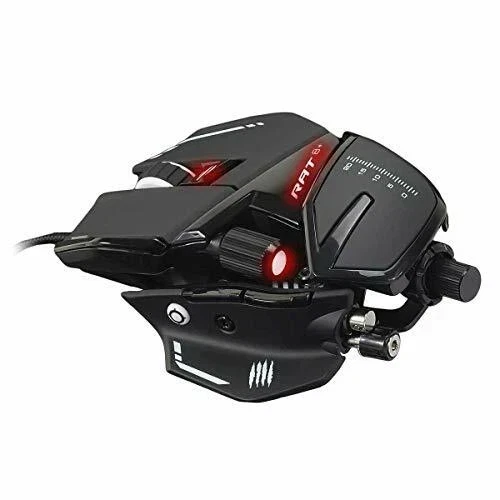 Mad Catz R.A.T.8+ Wired Gaming Mouse FPS 16000 DPI RGB Adjustable Japan NEW - Image 4 of 4