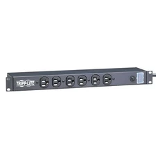 Tripp Lite Power Strip Rackmount Metal 120V 5-15R 12 Outlet 15' Cord 1URM
