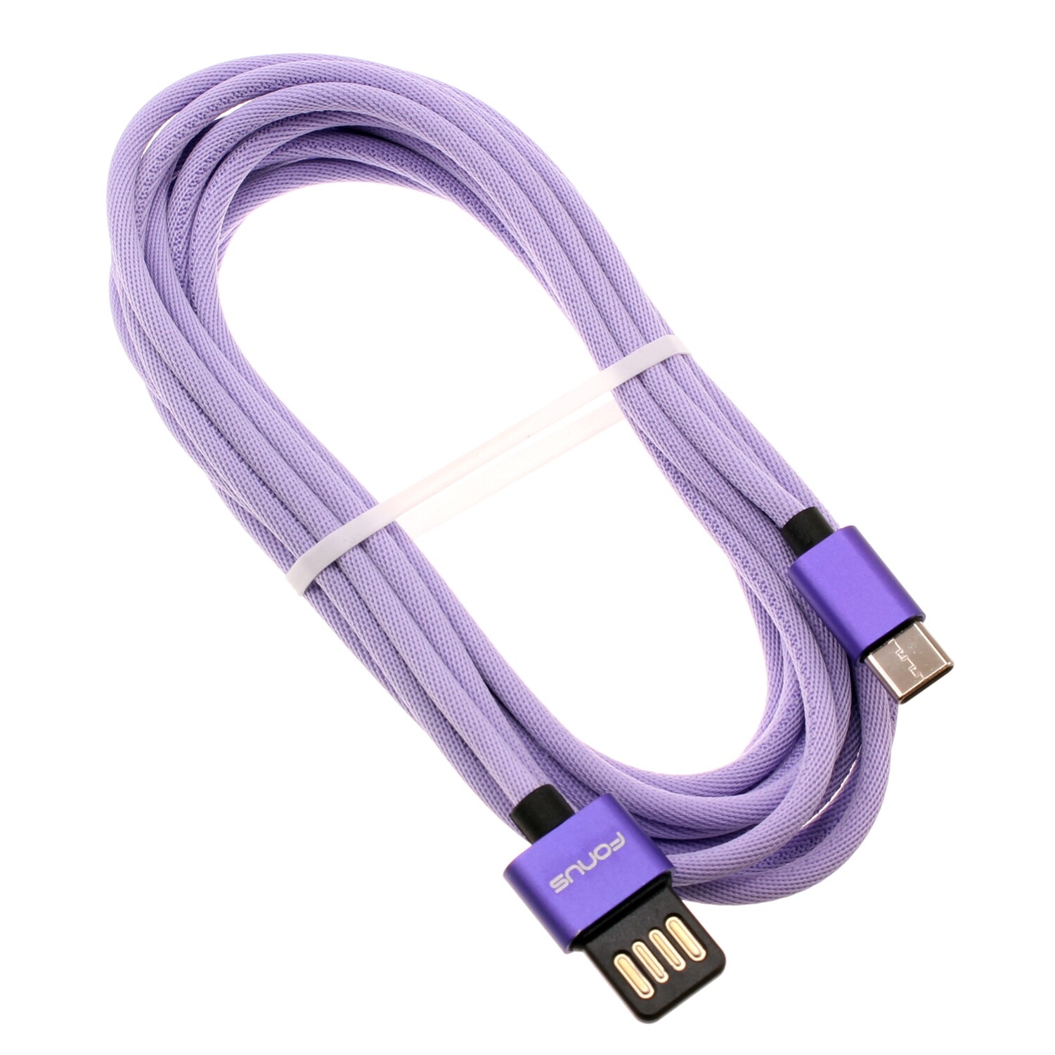 10ft Purple USB-C Fast Charging Cable for Galaxy S20 S21 S23 FE Long Power Cord