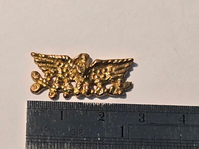 Ship Model Fittings Parts Gilt Brass Phoenix Transom Hull Decor 27mm x 13mm