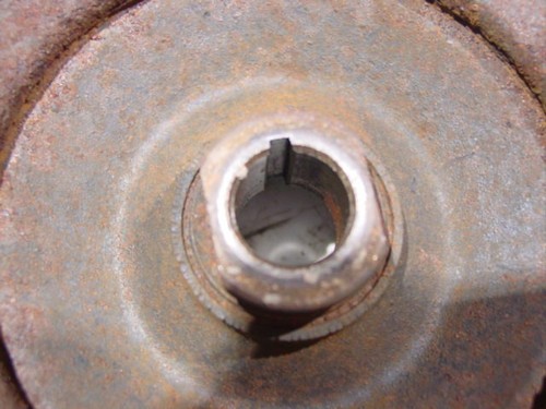 Bomba de dirección asistida Jeep polea 258 6 cil 2,5 4 cilindros CJ Wrangler 2 ranuras con llave - Imagen 2 de 4