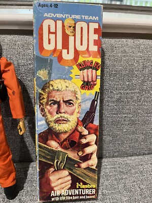 Hasbro 1974 GI Joe Air Adventurer Box 7282 Orange Jumpsuit All