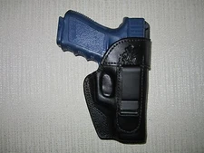 FITS GLOCKS 19,23,32 & 36, iwb, right hand FORMED holster WITH SWEAT SHIELD