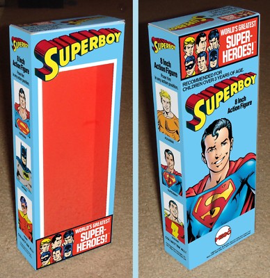 MEGO 8'' SUPERBOY CUSTOM BOX ONLY