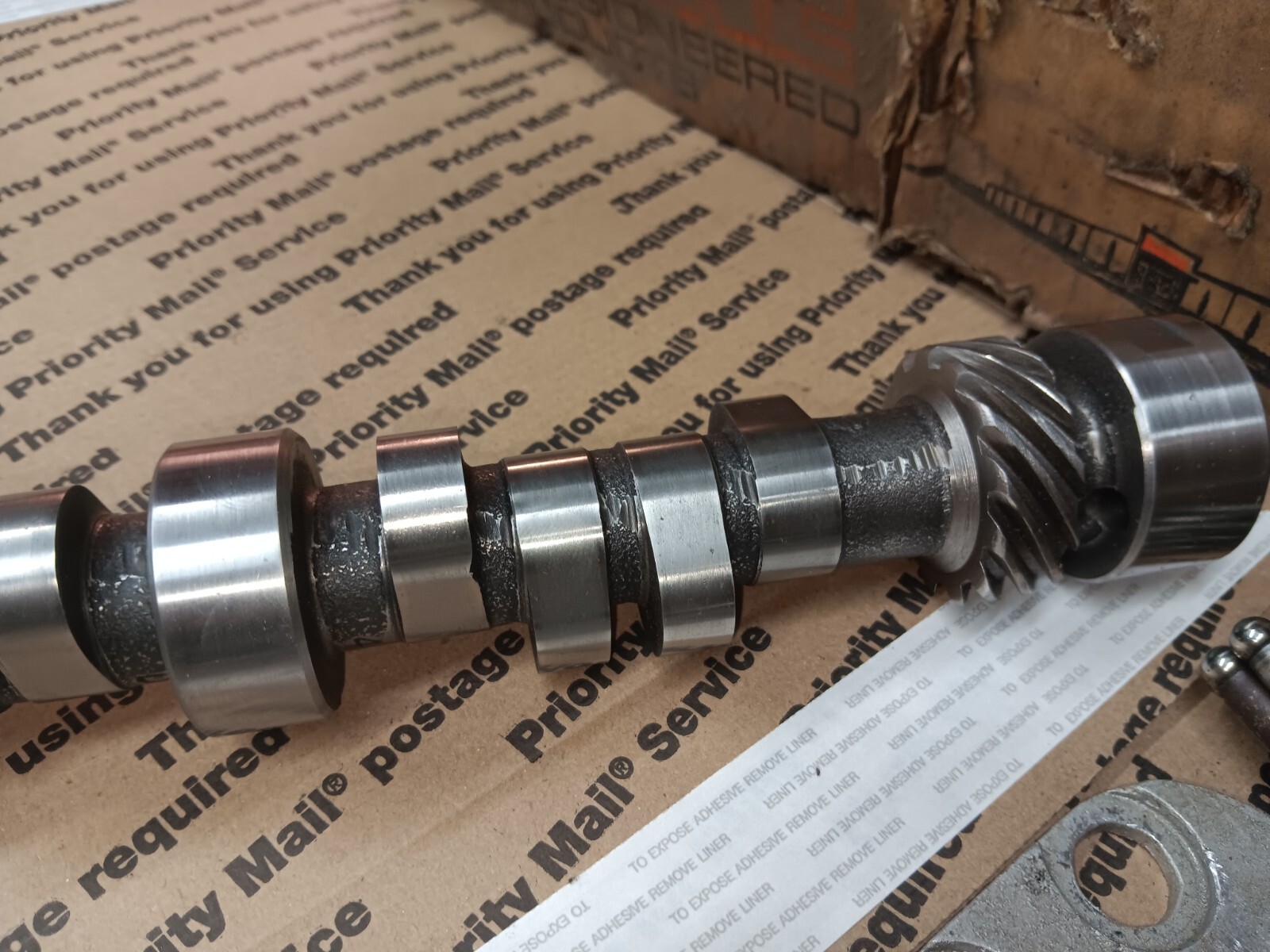 Vintage Crane Solid Roller Cam Gold Roller Rockers Lifters Chevy SBC