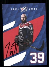 Jason Bast Adler Mannheim 2021-22 Original Signiert + A 242265