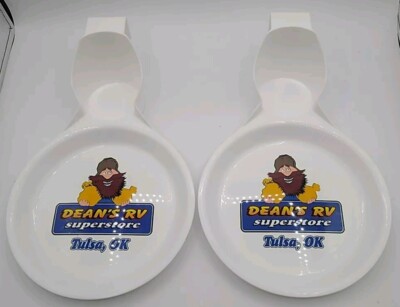 Dean's RV Superstore Tulsa Oklahoma Drink N  Plate Lot (2) Camper - Van Life