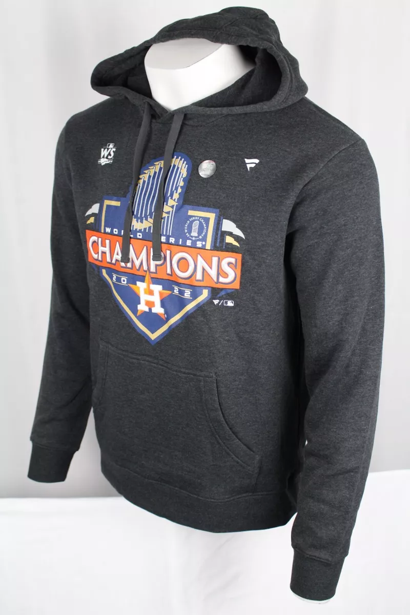 Houston Astros Fanatics 2022 World Series Champions Locker Room Hoodie  Charcoal