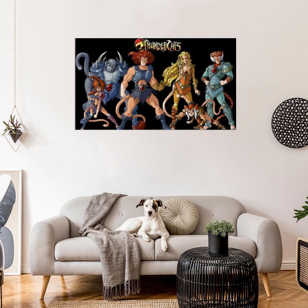 526409 THUNDERCATS 80s 90s Retro Vintage Photo 24x18 WALL PRINT
